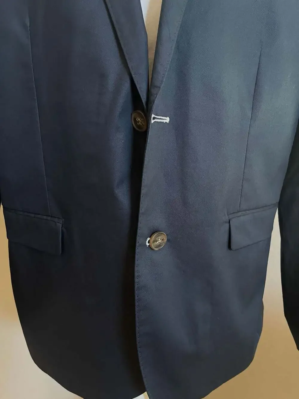 H&M Slim Fit Navy Blue Blazer Jacket Size 42R